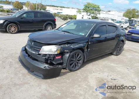 2014 Dodge Avenger Se из США, поврежденный, VIN 1C3CDZAG7EN138165